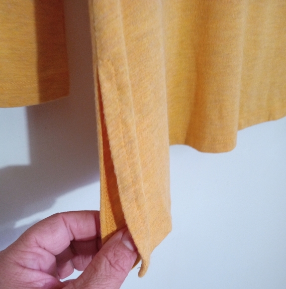 Halston modal heather long sleeve tunic women's size XXS - Picture 4 of 6